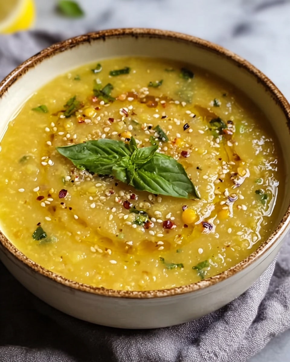 Lebanese Lemon Lentil Soup Recipe - Recipe Image
