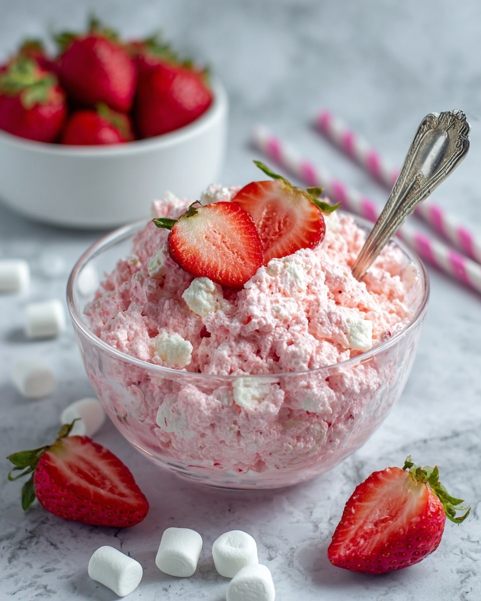 Strawberry Fluff Salad Recipe - Recipe Image