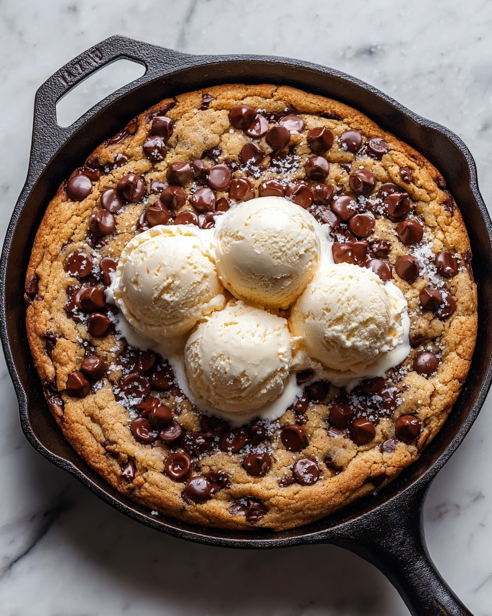 Brown Butter Chocolate Chip Cookie Skillet Recipe - Recipe Image
