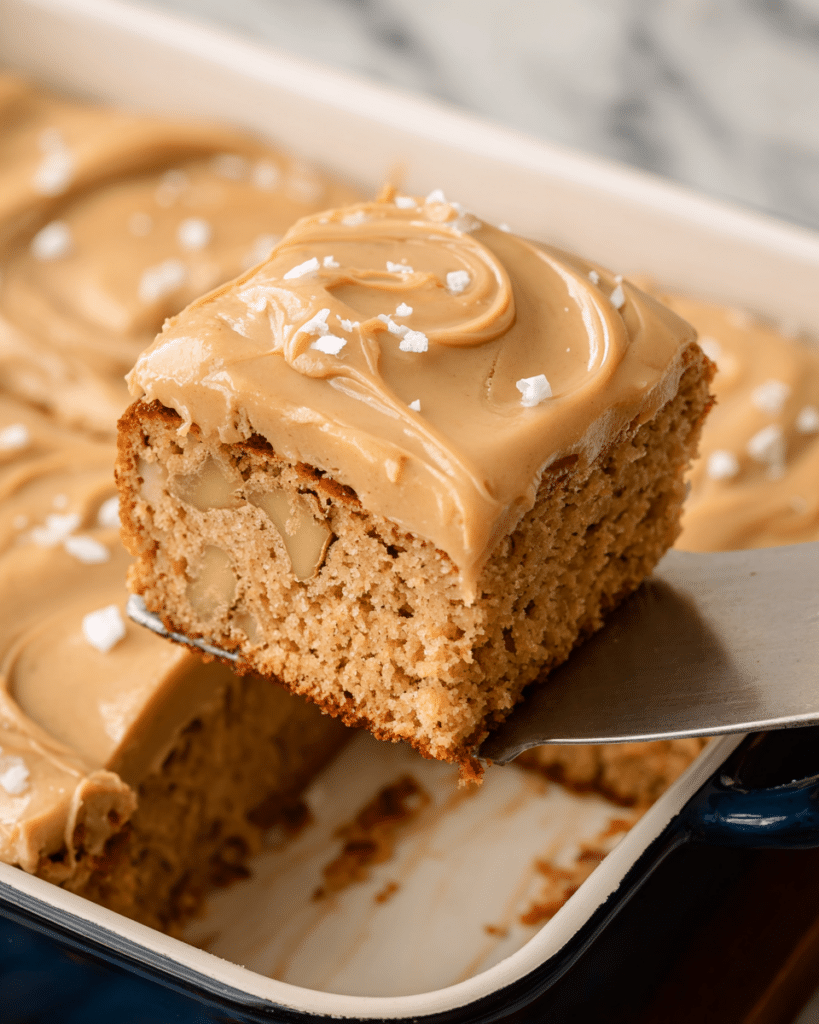 Caramel Apple Sheet Cake Recipe