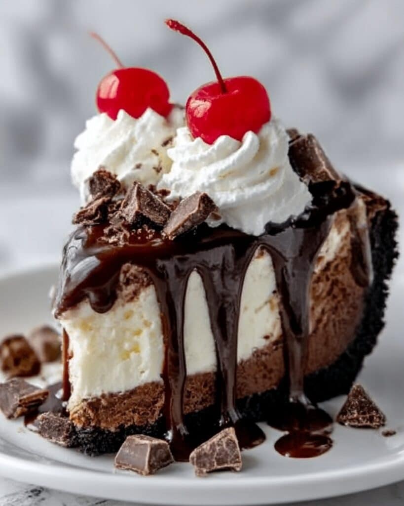 Hot Fudge Sundae Brownie Cheesecake Recipe