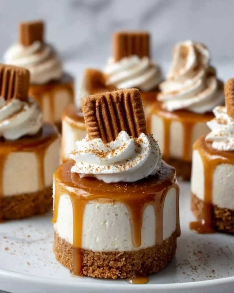 Mini Biscoff Cheesecakes Recipe