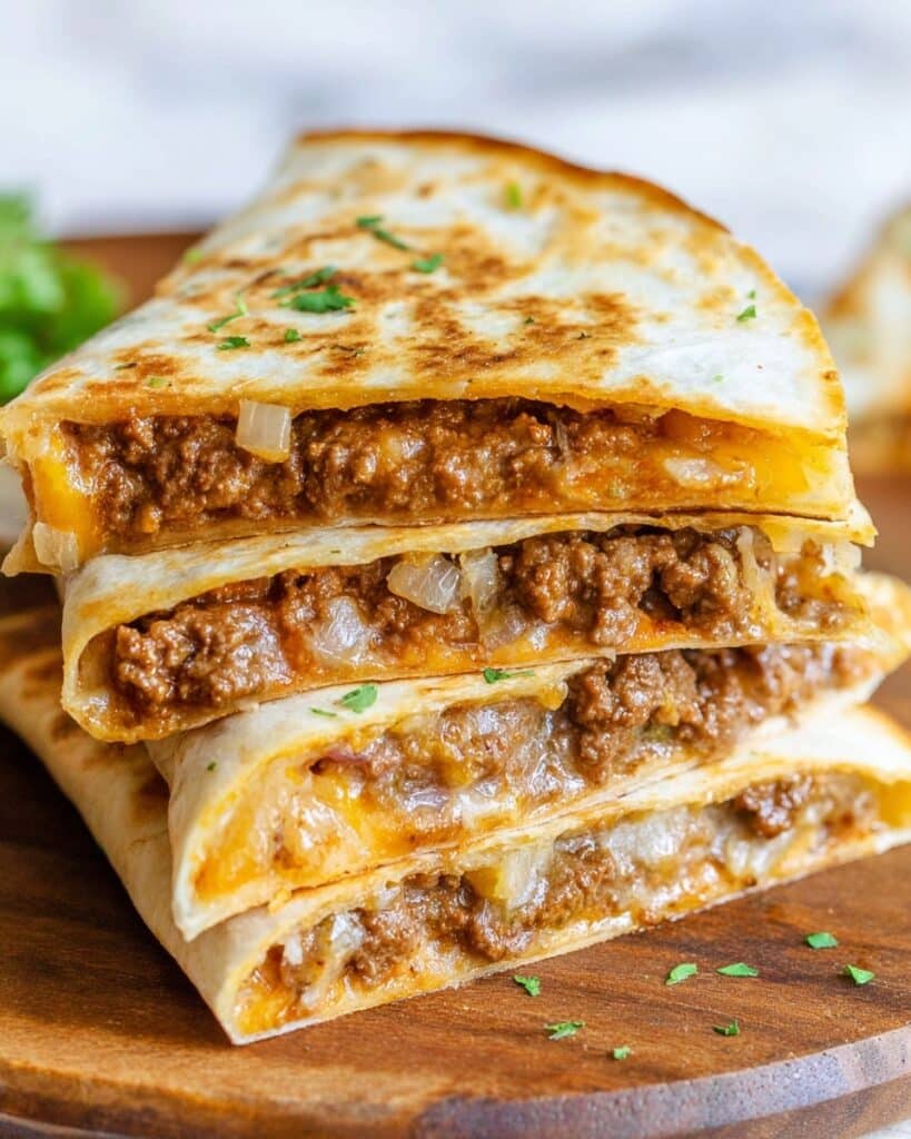 Ground Beef Quesadillas Recipe
