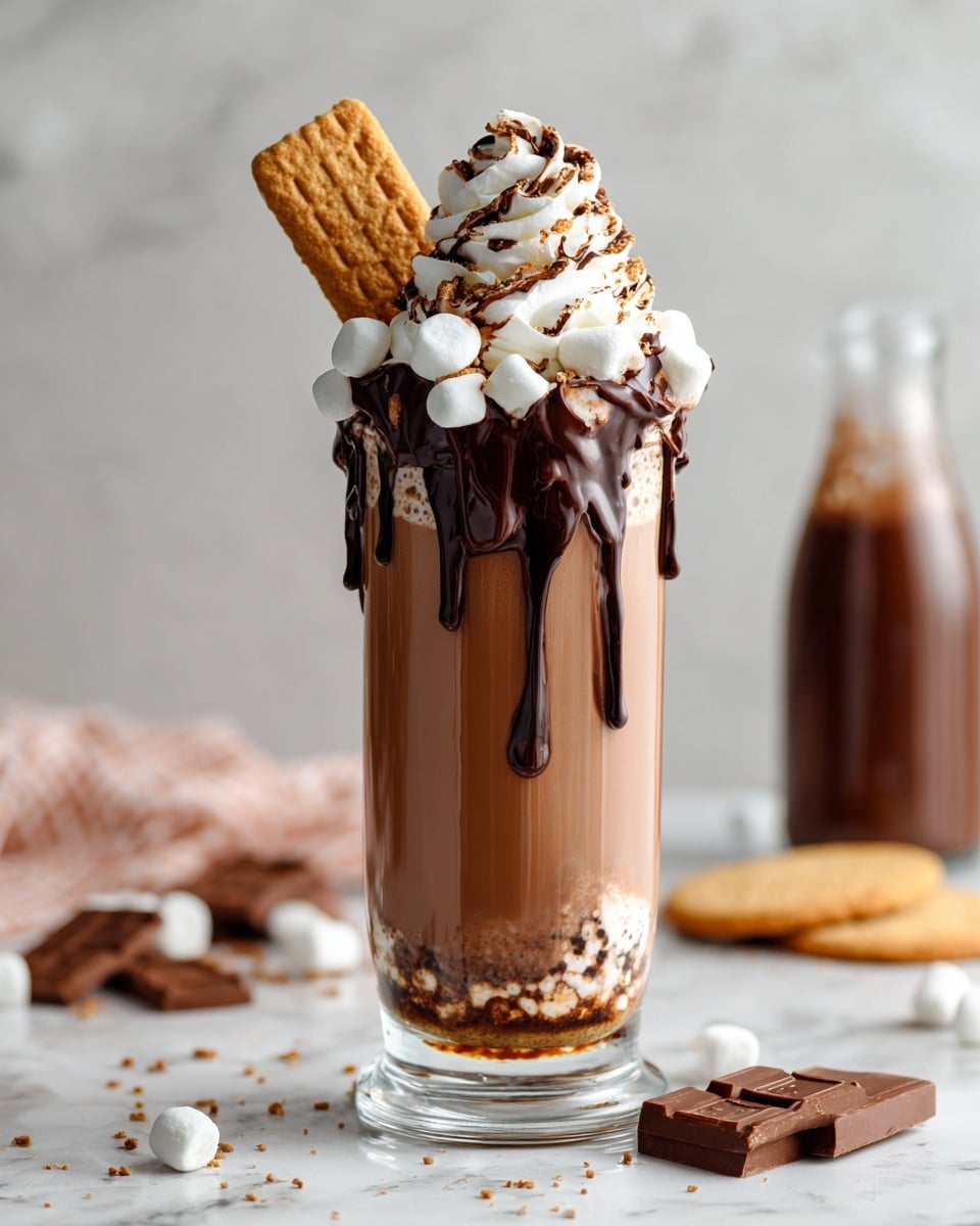 Baileys S'mores Milkshake Recipe - Recipe Image