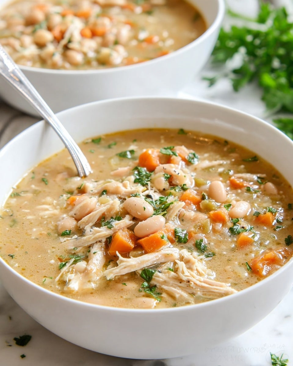 Homestyle Leftover Turkey Bean Soup Recipe