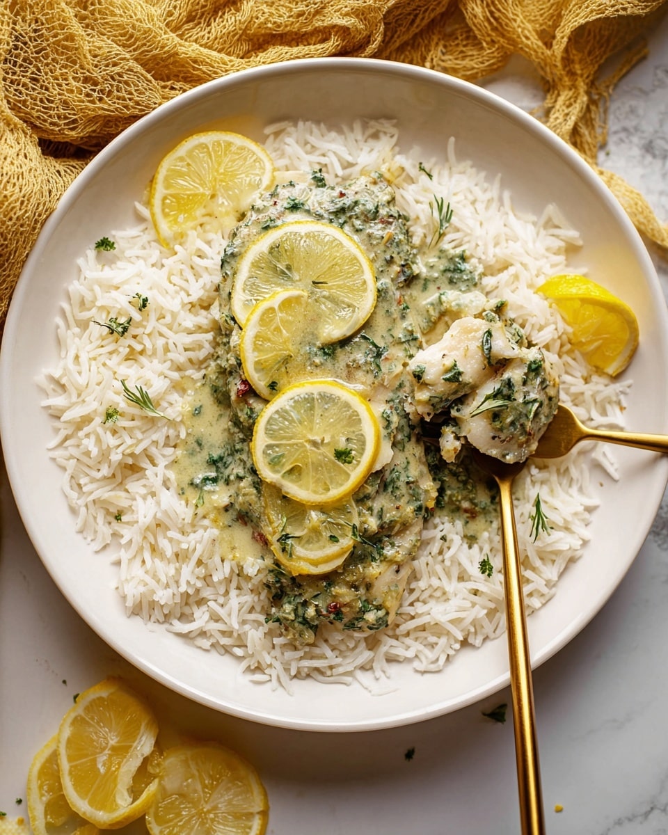 Creamy Lemon Garlic Herb Tilapia Recipe