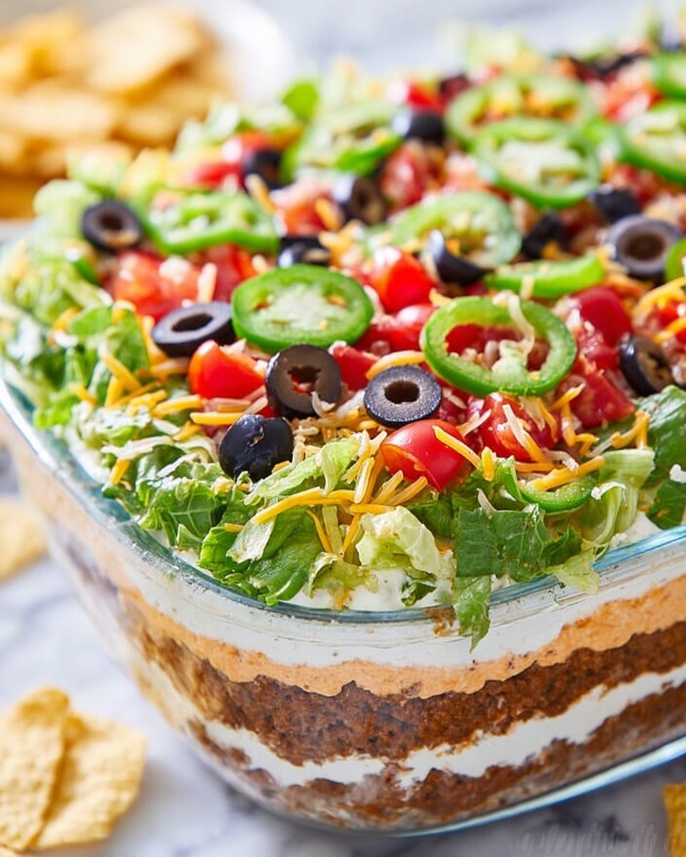 Loaded Taco Dip Recipe - Recipe Image