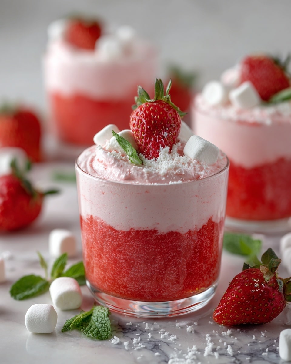 Easy Fresh Strawberry Mousse Recipe - Recipe Image