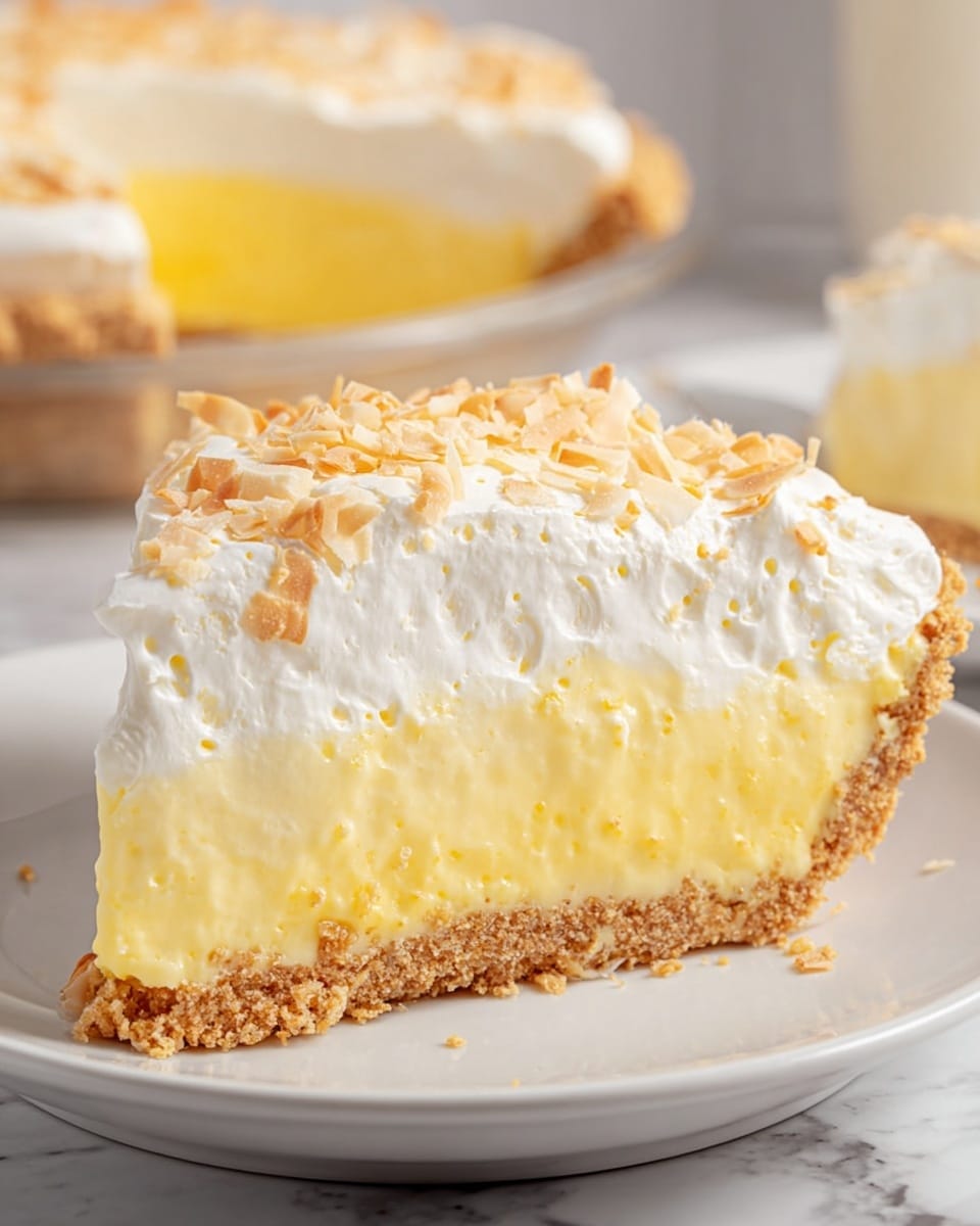 No Bake Coconut Cream Pie Recipe - Recipe Image