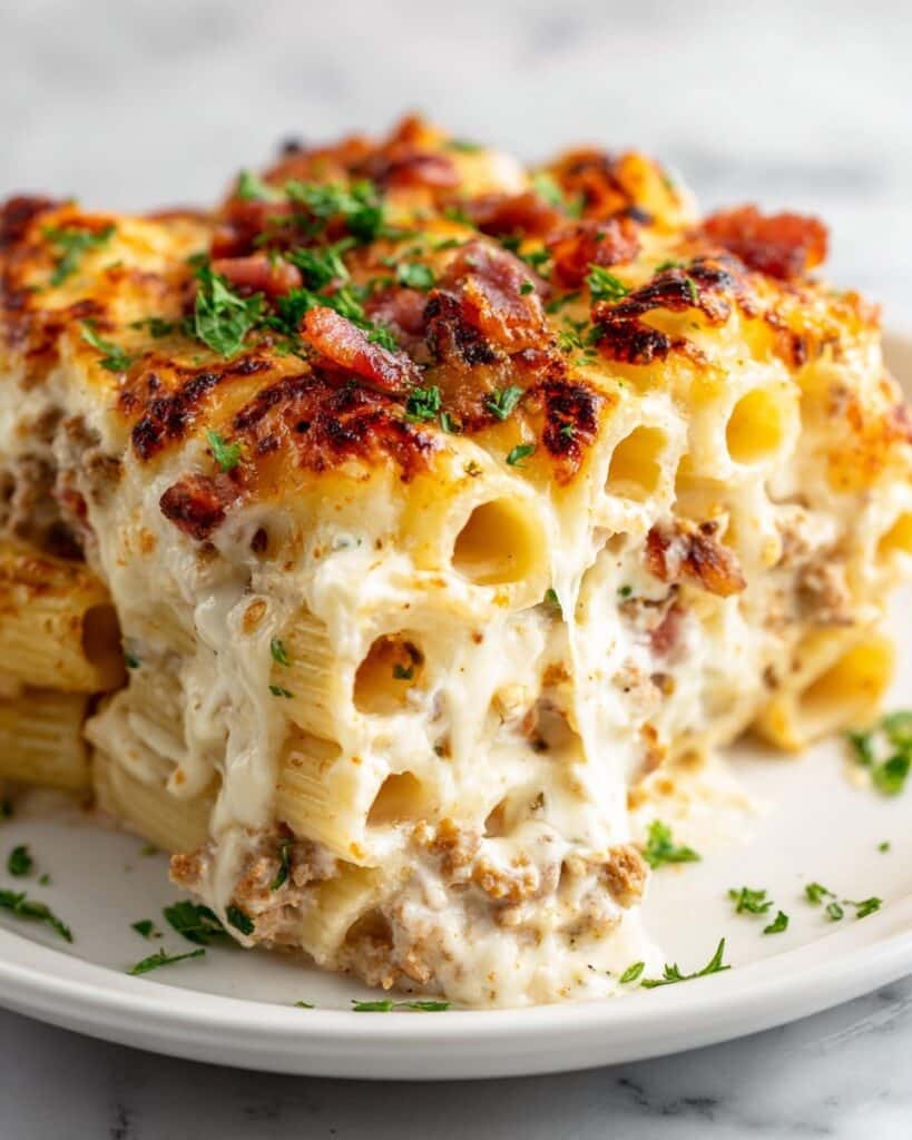 Cheesy Chicken Spaghetti Casserole Recipe