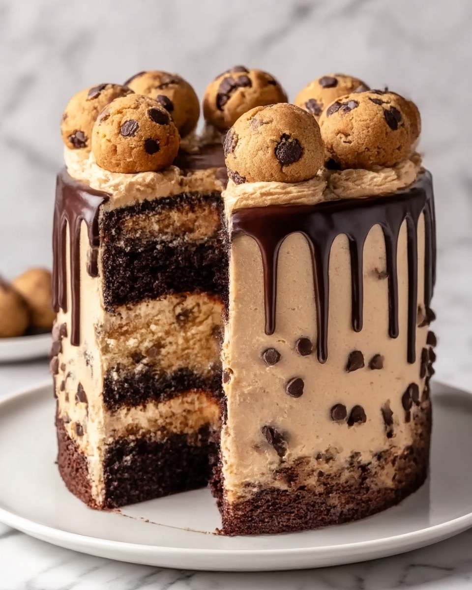 Cookie Dough Cake Recipe - Recipe Image