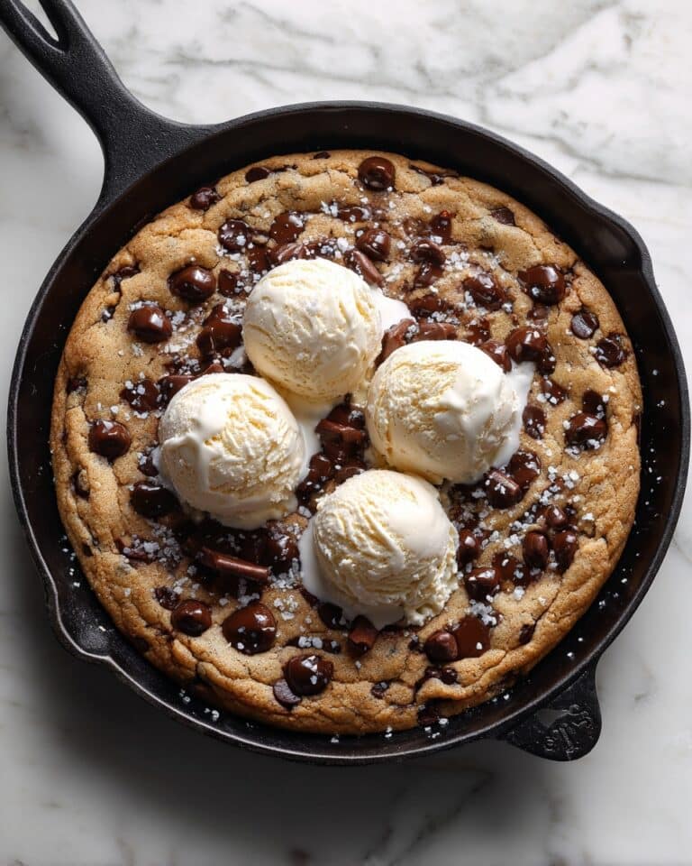 Brown Butter Chocolate Chip Cookie Skillet Recipe