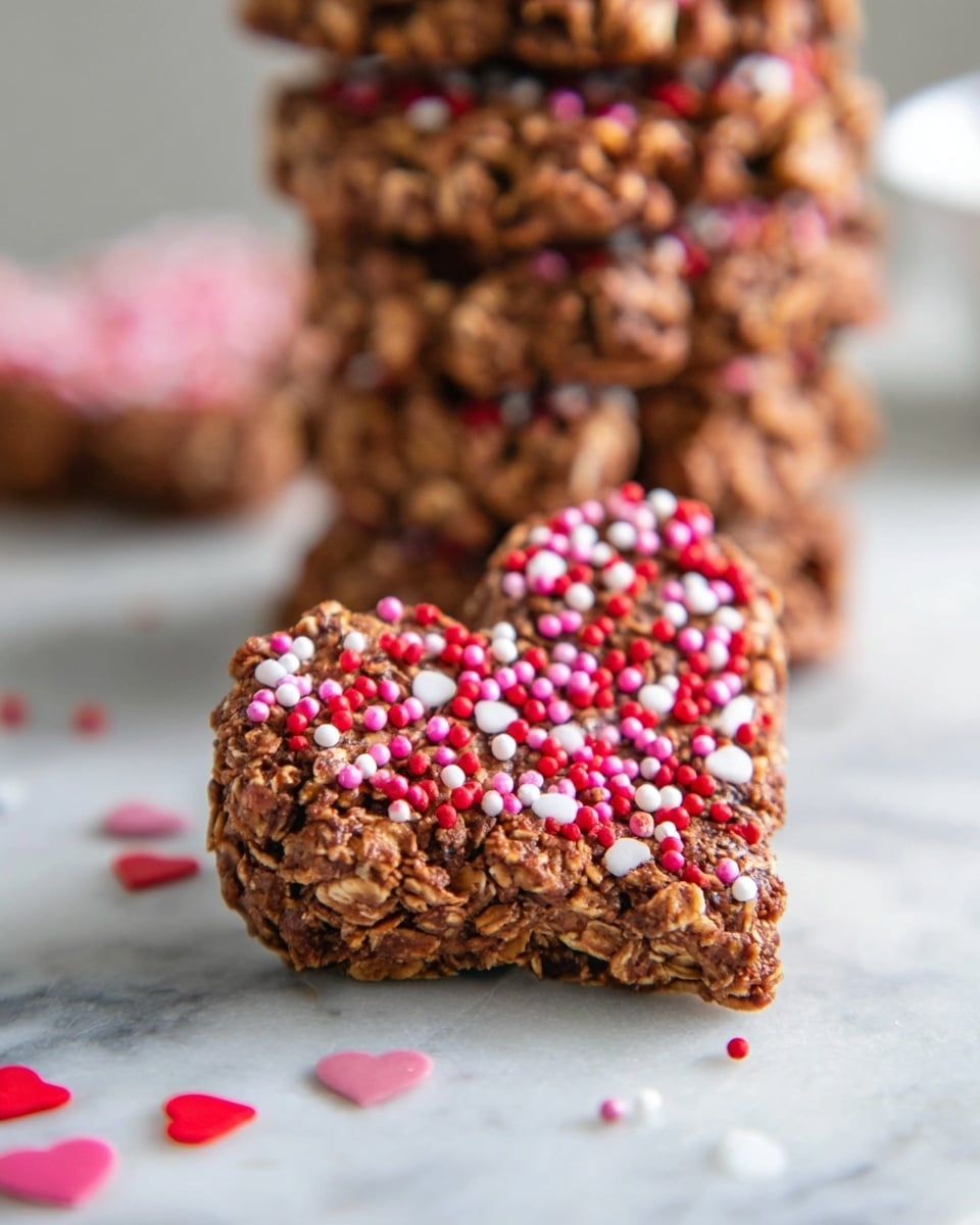 No Bake Valentine's Day Cookies Recipe - Recipe Image