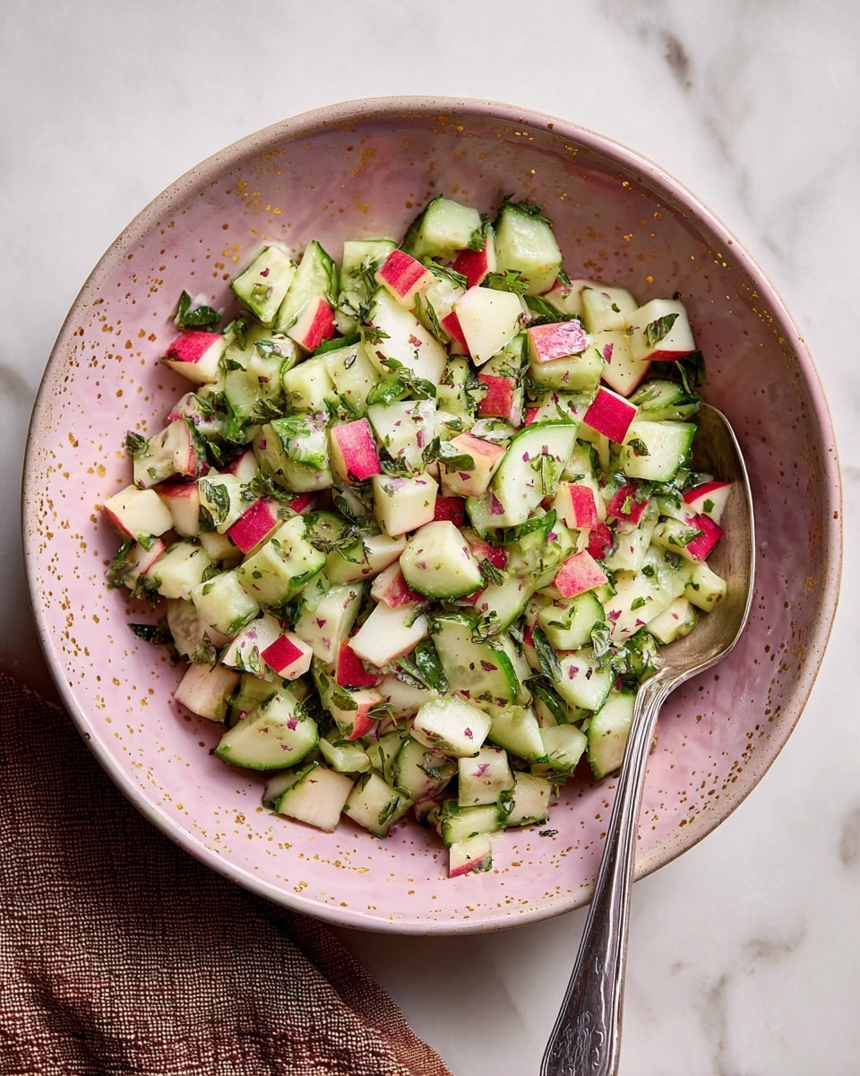 Cucumber Apple Salad Recipe - Recipe Image